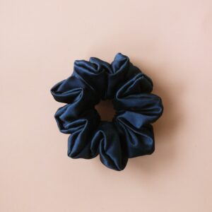 scrunchie granatowa