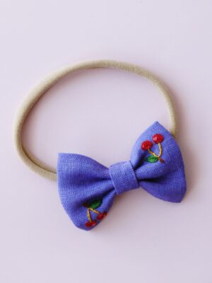 haftowana kokarda dla dziewczynki