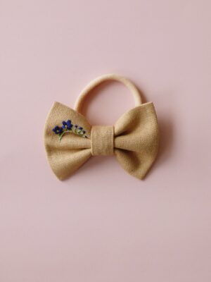 Kokarda do włosów z haftem