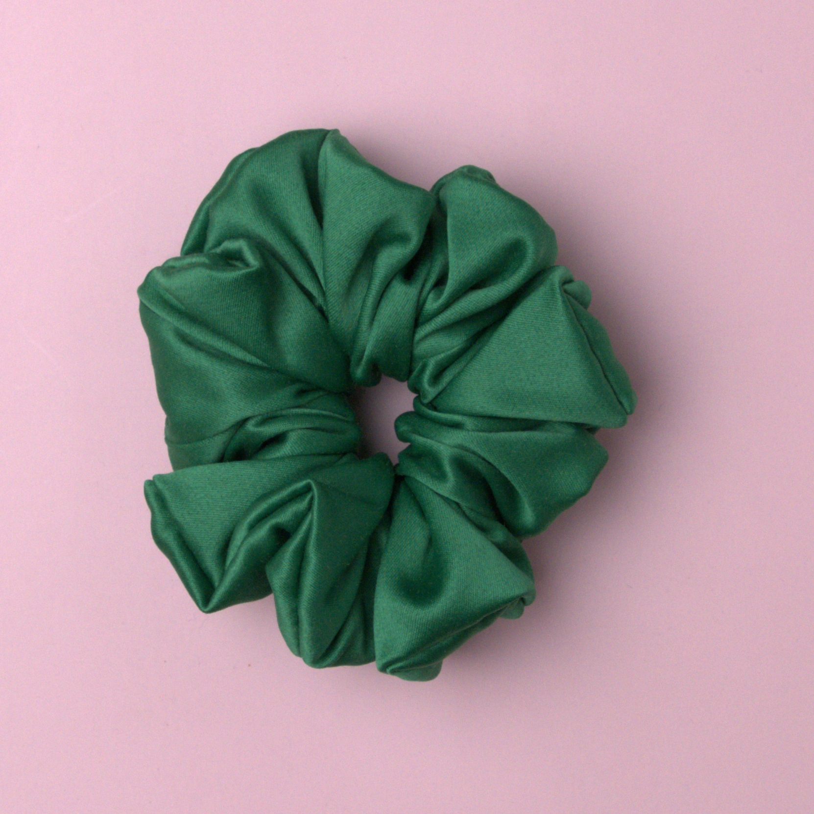 scrunchie zielona gumka do włosów